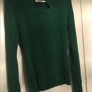 KIKIT Knitwear Green Sweater Shirt